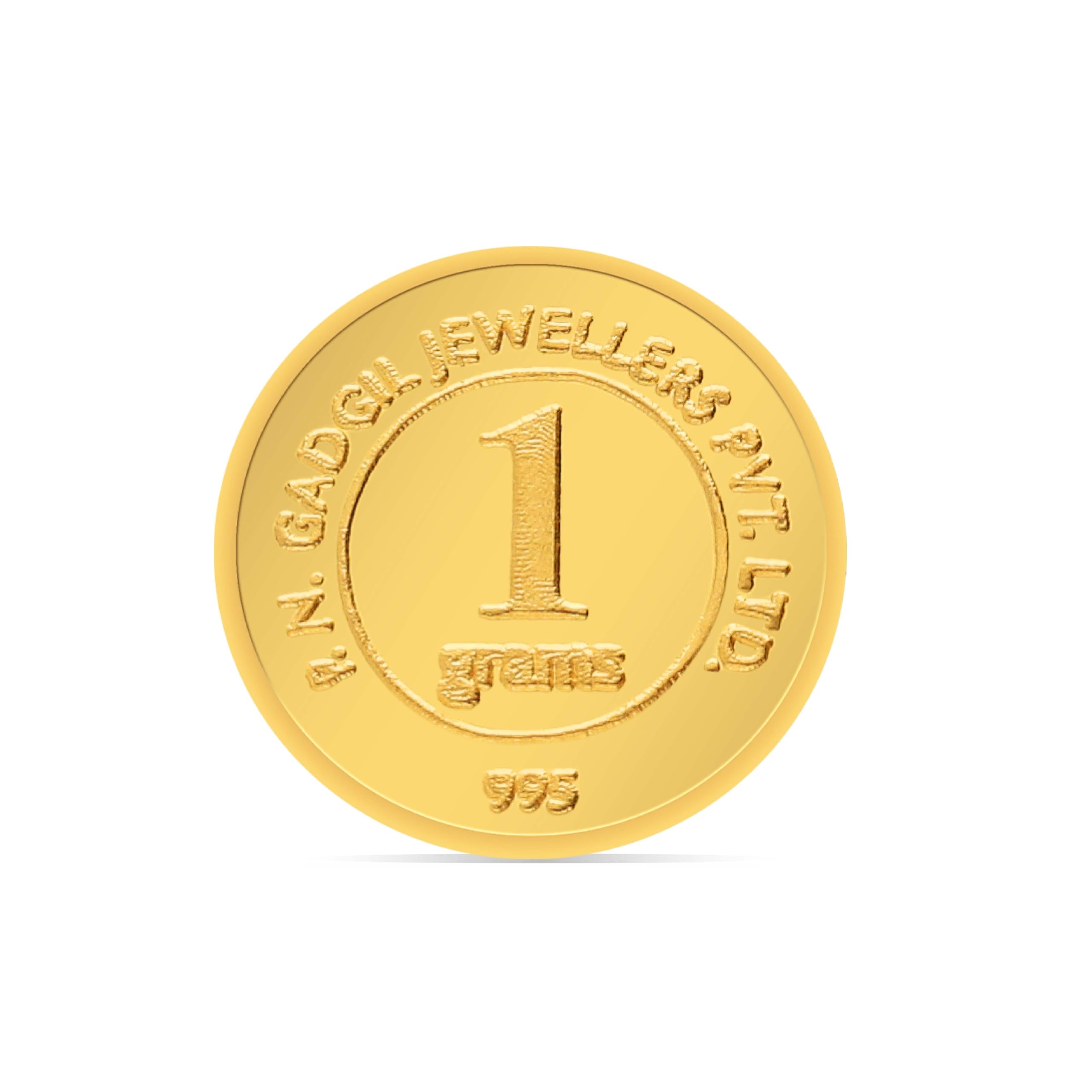 24k (995) 1 gm Yellow Gold Coin