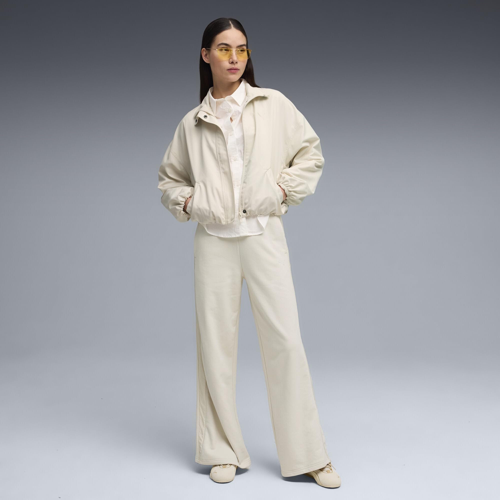 PUMA - Her Comfort High-Waist Wide Leg Pants TR, Pantaloni in Maglia Donna