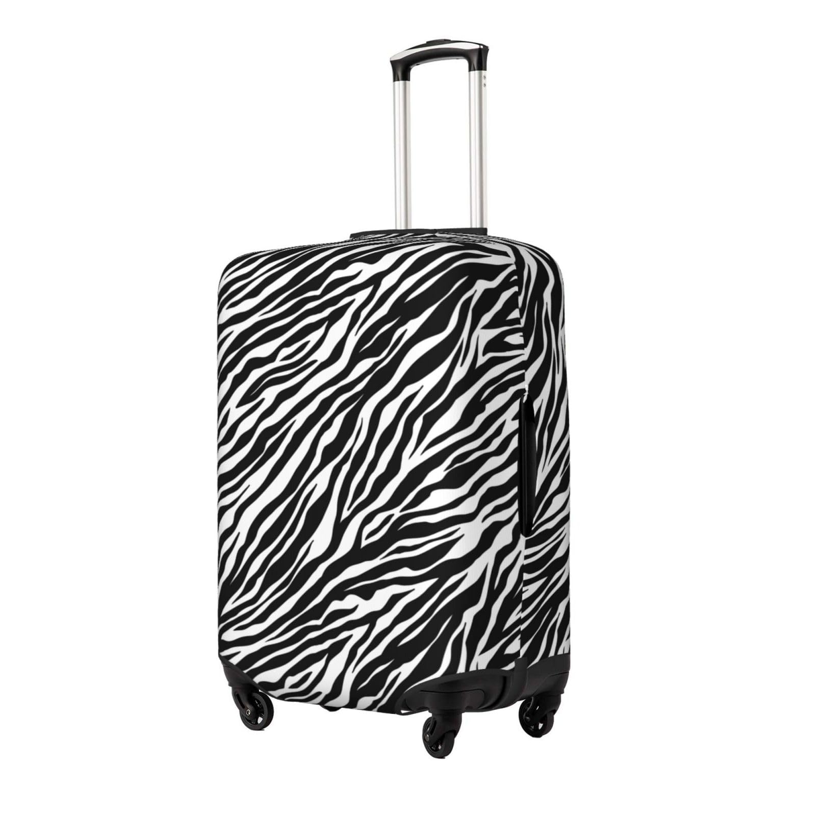 Amazon.co.jp: スーツケースカバー ゼブラ柄 キャリーカバー 荷物