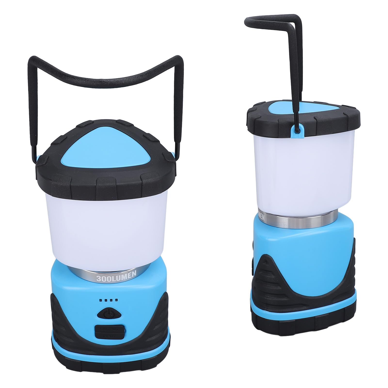 KIMISS Linterna de Camping de 300 Lúmenes, Luz Impermeable IP65 para Tienda de Campaña, Recargable por USB, 3 Modos de Ajuste de Luz, para Cortes de Energía de Emergencia, Camping, (#12)