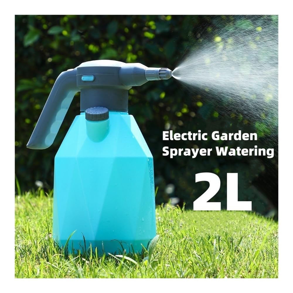 Pulvérisateur de jardin électrique 2 L - Atomiseur automatique - Vaporisateur pour plantes - 2000 mA - Recharge USB - Irrigation agricole