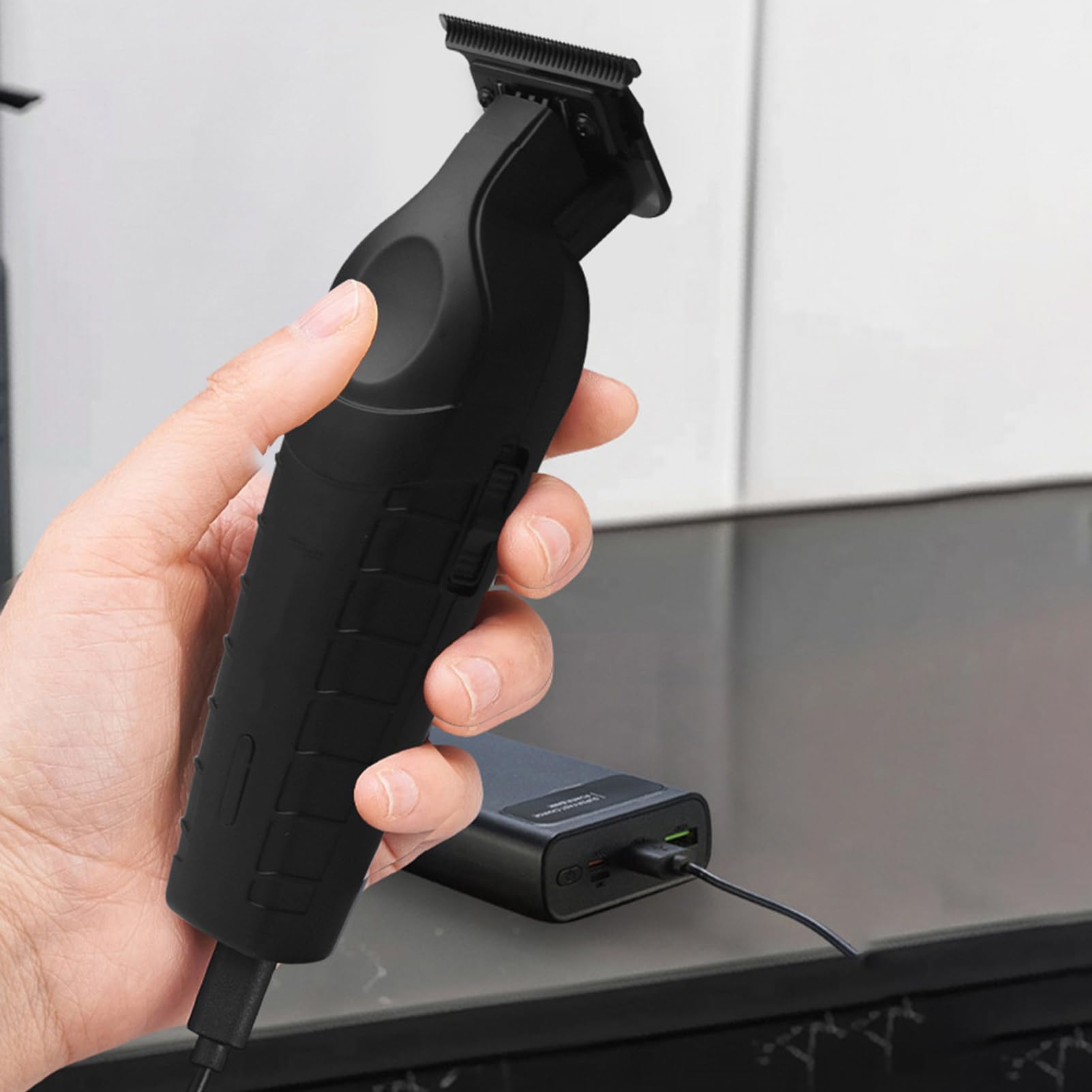 Rasatrice per barba da uomo – Dispositivo di rasatura elettrico,Strumento multifunzione per barba e taglio uomini adulti uso domestico e viaggio