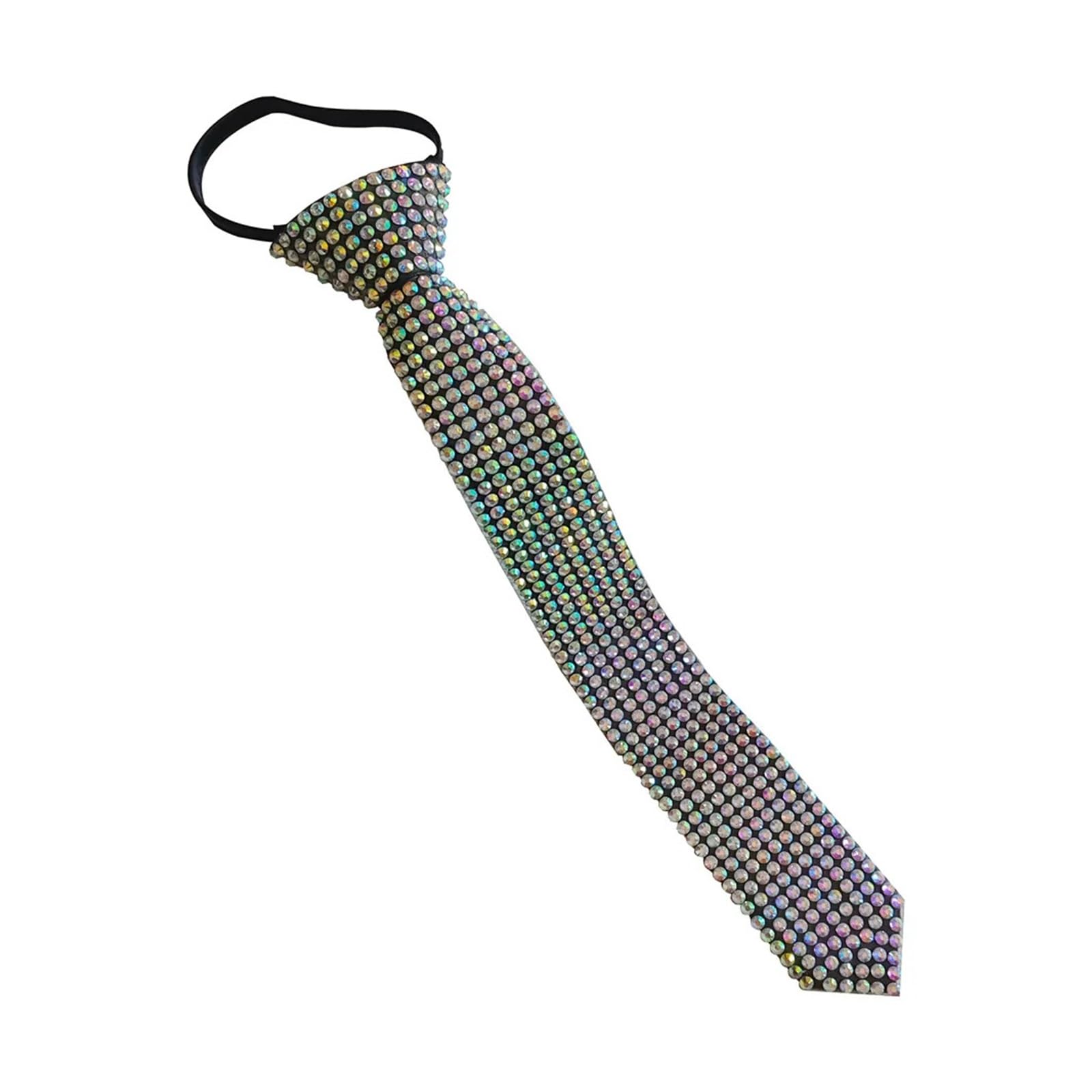 Glitzer Strass-Krawatte Krawatte mit Strass-Kristallen