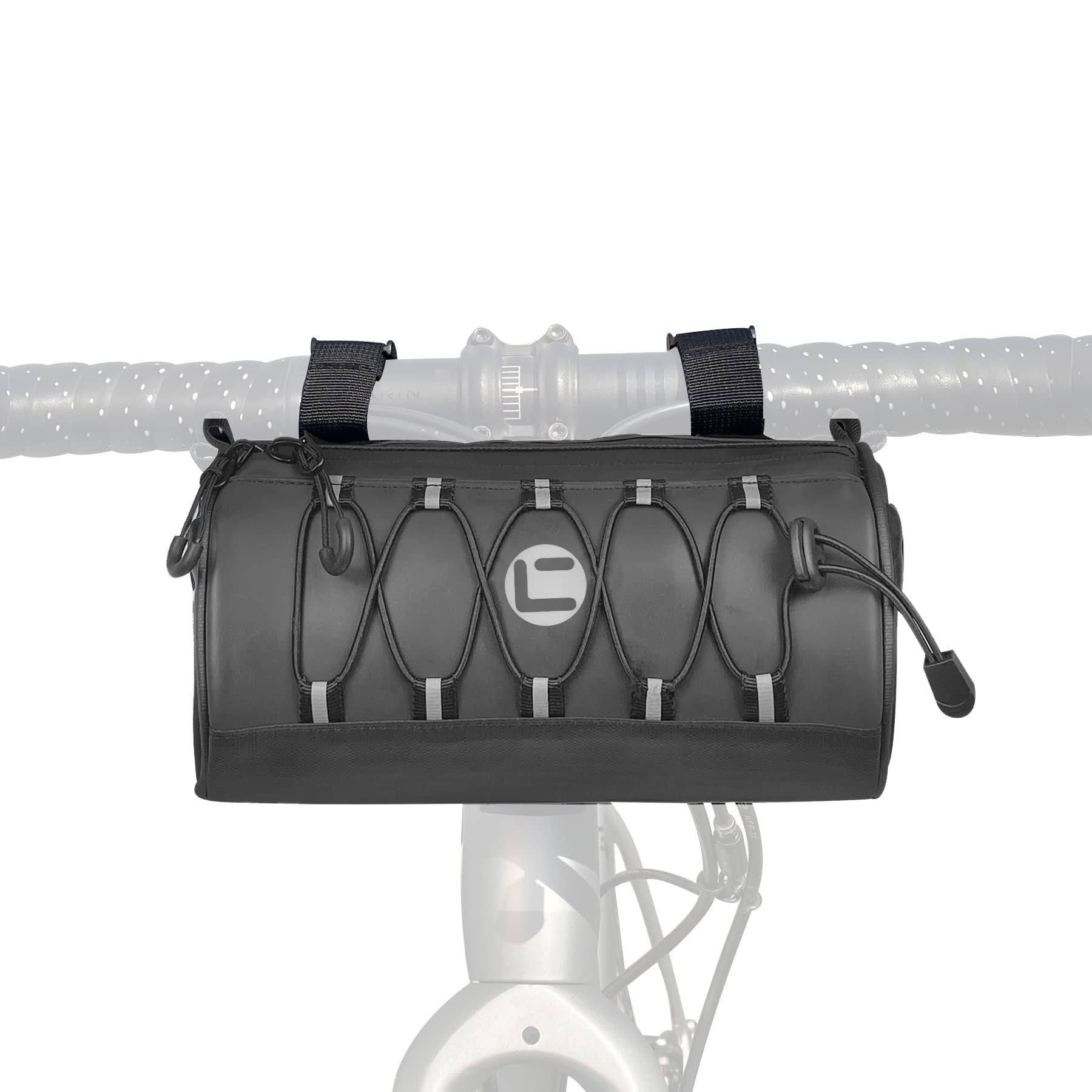 G-raphyFront Handlebar Bag for Bike - Waterproof Cycling Top Tube Storage Pocket Versatile Mini Handbag with Detachable Shoulder Strap