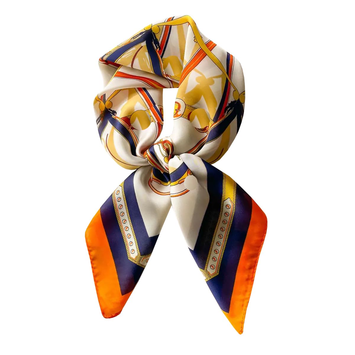 BEILATE Damen Seide Schal Halstuch Seidenschal Seidentuch Scarf Taschentuch Handgelenk Accessoires Stirnband Haarband