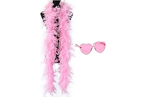 Colorful Feather Boas for Women