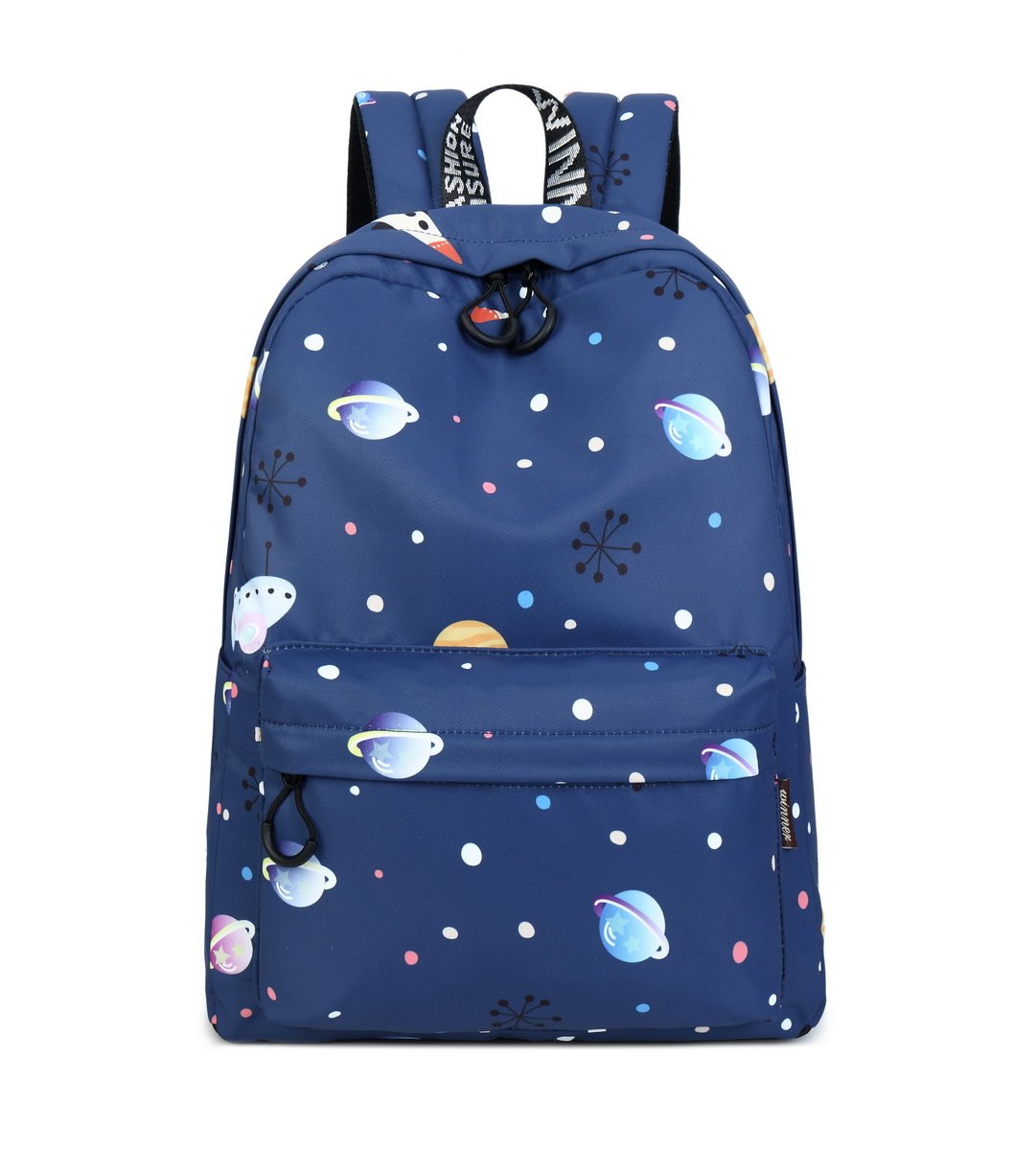 Acmebon Lightweight School Bookbag for Girls Women Daily Backpack Fit for 15.6" Laptop Blue Stellar