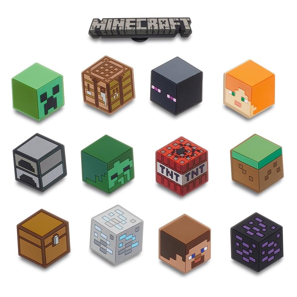 Crocs Jibbitz 5-Pack Minecraft Shoe Charms