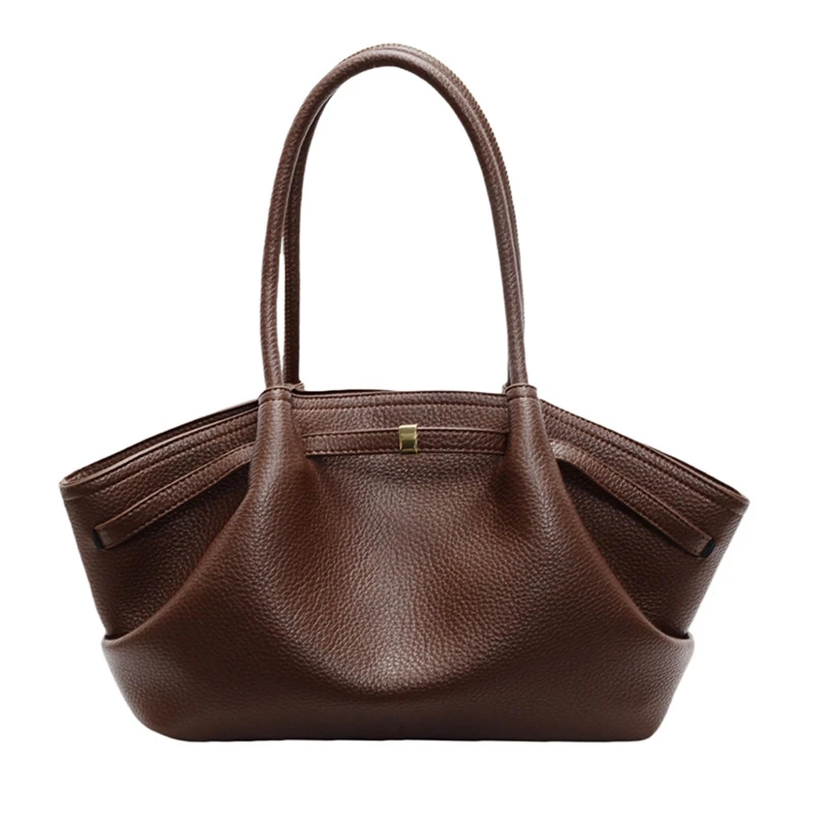 Tote Bag Borse a tracolla grandi in pelle PU con manici corti for donna, borse a da, e portafogli retrò, superiori