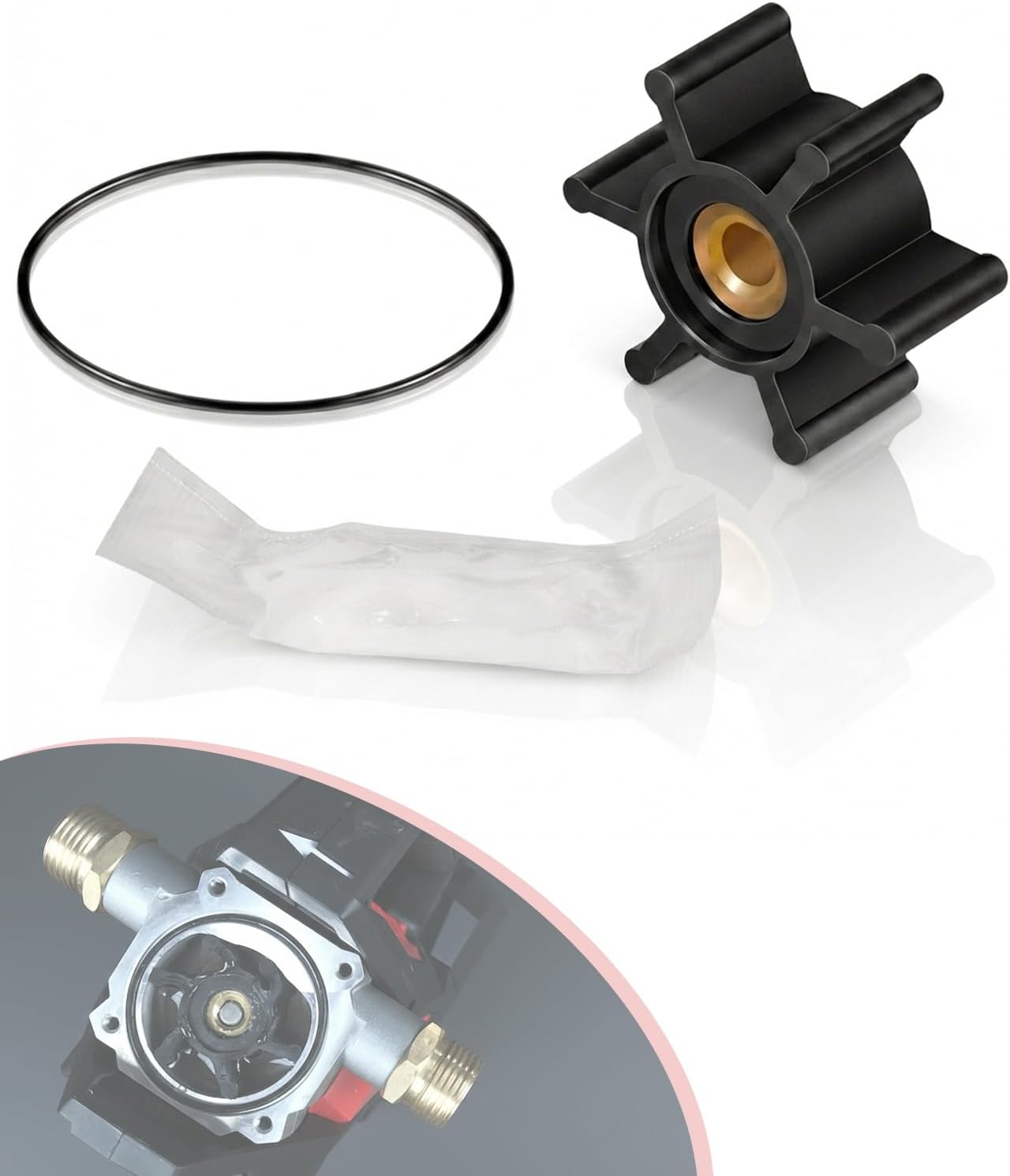 Replacement Impeller & O-Ring Kit Fit for Milwaukee M18 Transfer Pump, Replace 49-16-2771