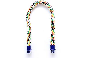 PENN-PLAX Bird Life Rope Perch: Vibrant and Versatile Playtime Essential