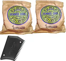 Parafina Fuwax 80g Super Aderência Kit 2 Fu Wax e Raspador