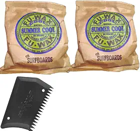 Parafina Fuwax 80g Super Aderência Kit 2 Fu Wax e Raspador