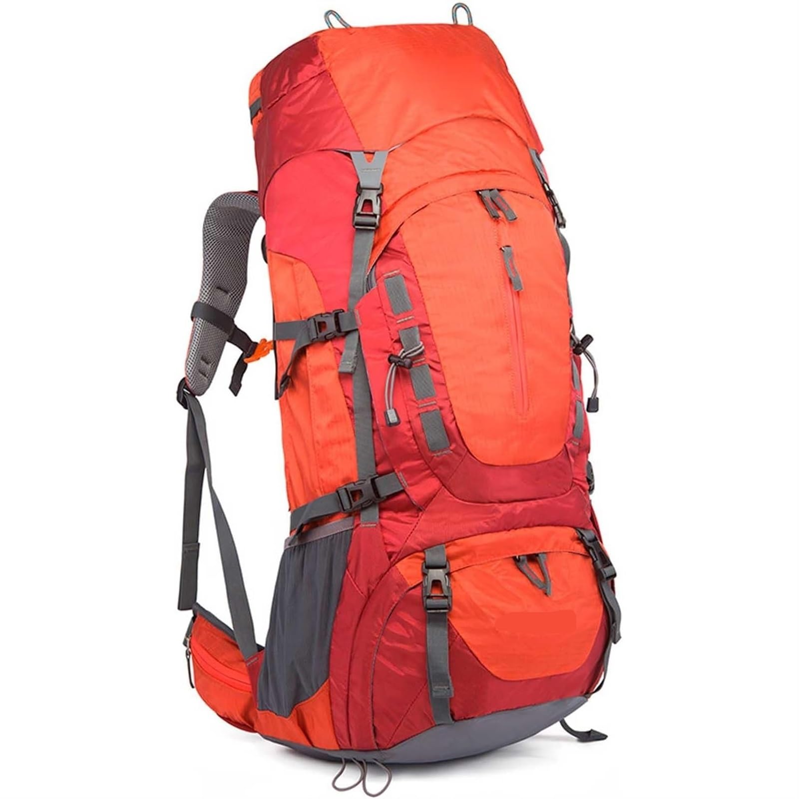 Zaino da Viaggio Sportivo Zaino da Trekking Resistente all'Acqua Ideale per Campeggio, Trekking, Viaggi All'aperto per Alpinismo Arrampicata(Oranje)