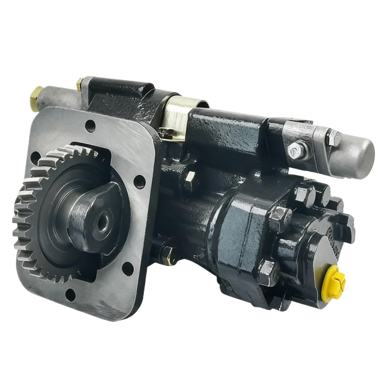 KPC25 Power Take Off Hydraulic Gear Oil Pump Unit Compatible for Dump Truck System Applications 25cc Capacity