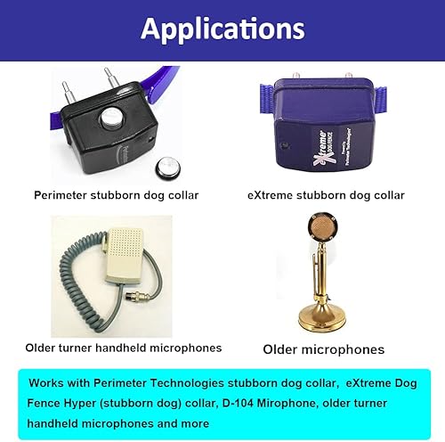 Miniatura 3 de Baterías de repuesto de 7.5 V para Dogwatch, Extreme & Perimeter Stubborn y Pet Stop UltraMax Receptor Collares de perro 2 unidades