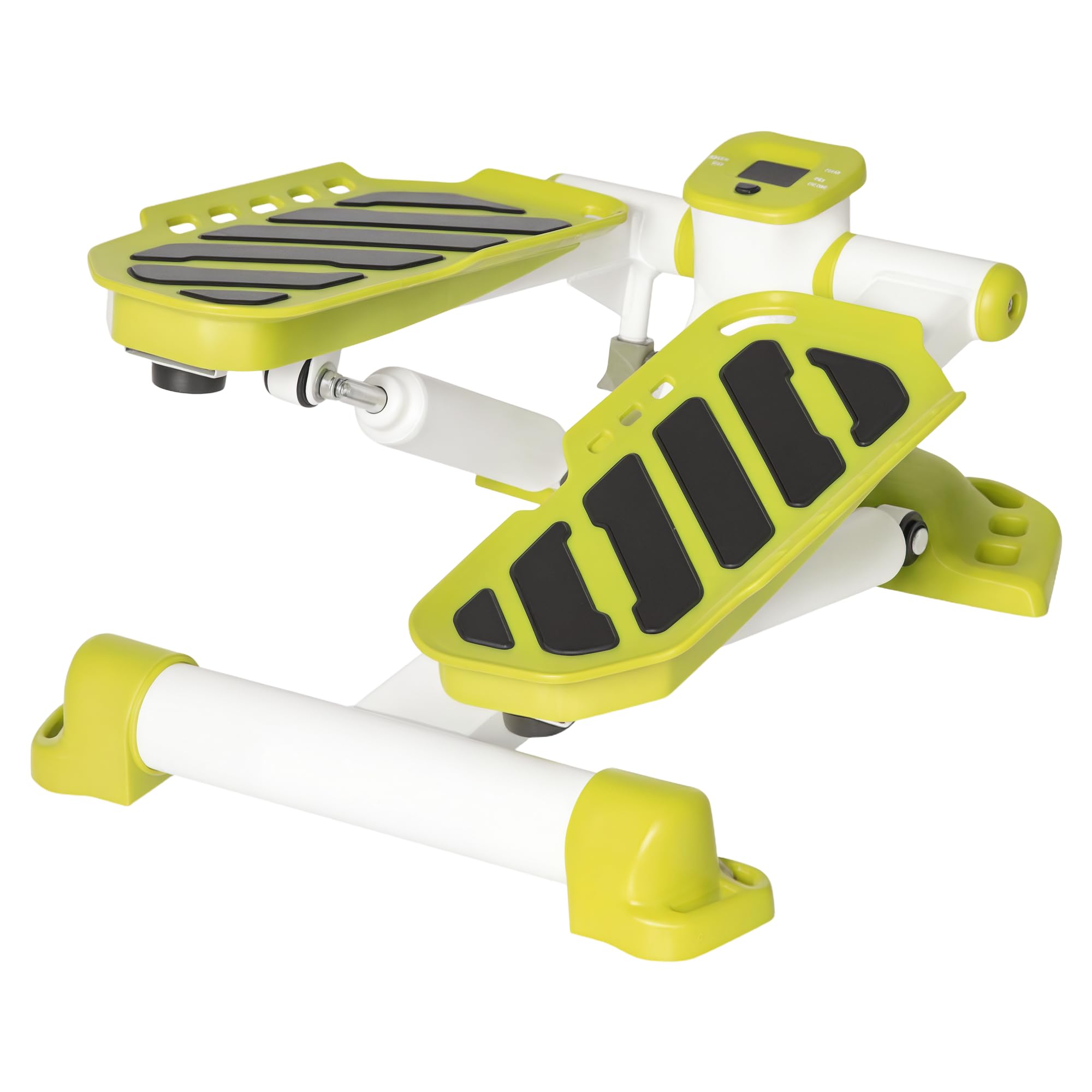 Homcom Black/Yellow Fitness Mini Stepper Exercise Portable Machine