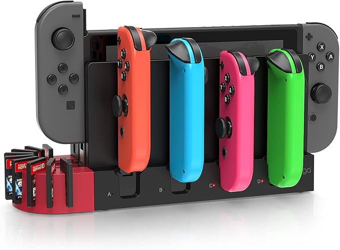 FYOUNG Base De Carga Compatible Con Nintendo Switch OLED/Switch Joy-Con…