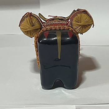 Amazon.co.jp: 赤べこ 黒べこ 縁起物 福島 岩手県 レトロ インテリア