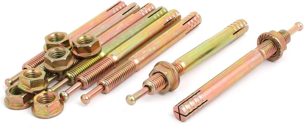 M12 x Fastener 120mm Zinc Plated Hammer Drive Anchor Expansion Bolt Fastener 8pcs Model:69as260qo19