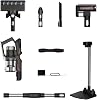 Midea Cordless Vacuum Cleaner P7 Flex, 450W Powerful Motor, 70 Minutes Long Runtime, Flexible Lightweight 2 in 1 Handheld Stick Vacuum for Carpets and Hard Floors - Black and Grey