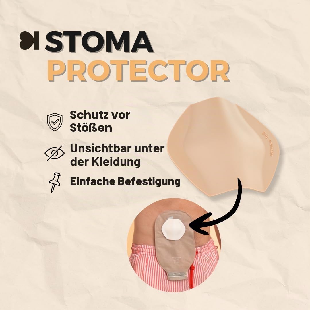 SIIL Stomagurt für Männer + Stoma Protector Guard | Kolostomie Stomabeutel Abdeckungen für Sport | Ileostomiegürtel | Stomabeutel Abdeckung | Stoma Wrap Bauch | Made in Europe (XL)