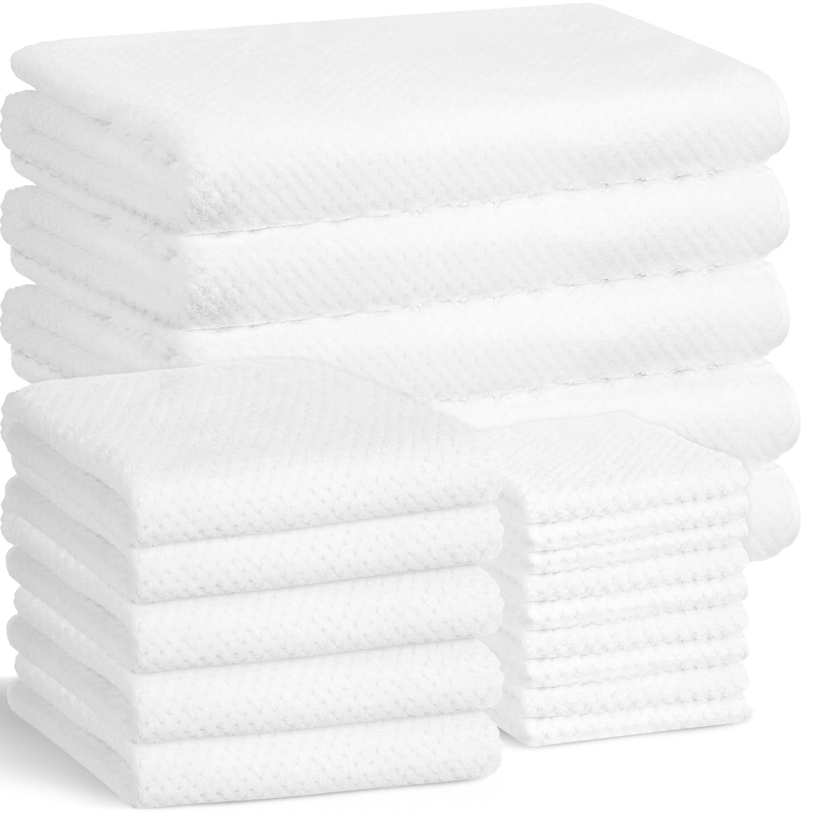 Mixweer Lot De 20 Serviettes Comprenant 5 Serviettes De Bain, 5