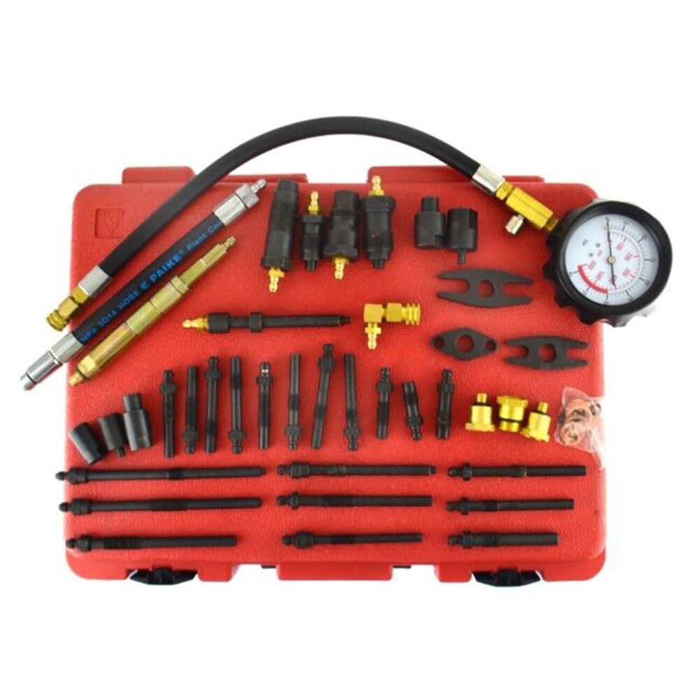 Tester di compressione, 0-40 bar/600 PSI #45, in acciaio al carbonio, per motori a benzina e diesel