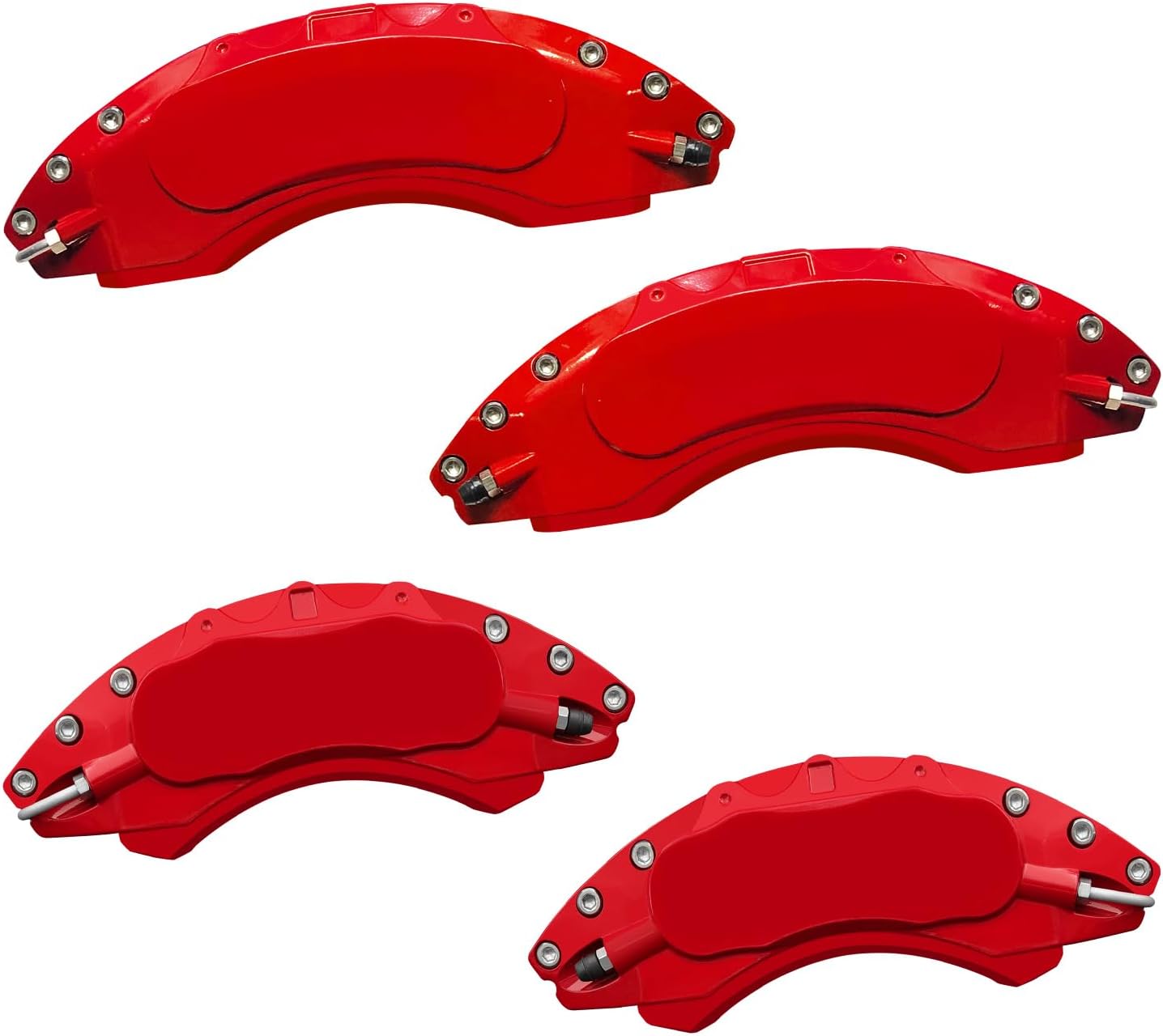 AOOA Caliper Covers Red Brake Aluminum Covers Fits 2014-2025 Infiniti QX80(Set of 4)