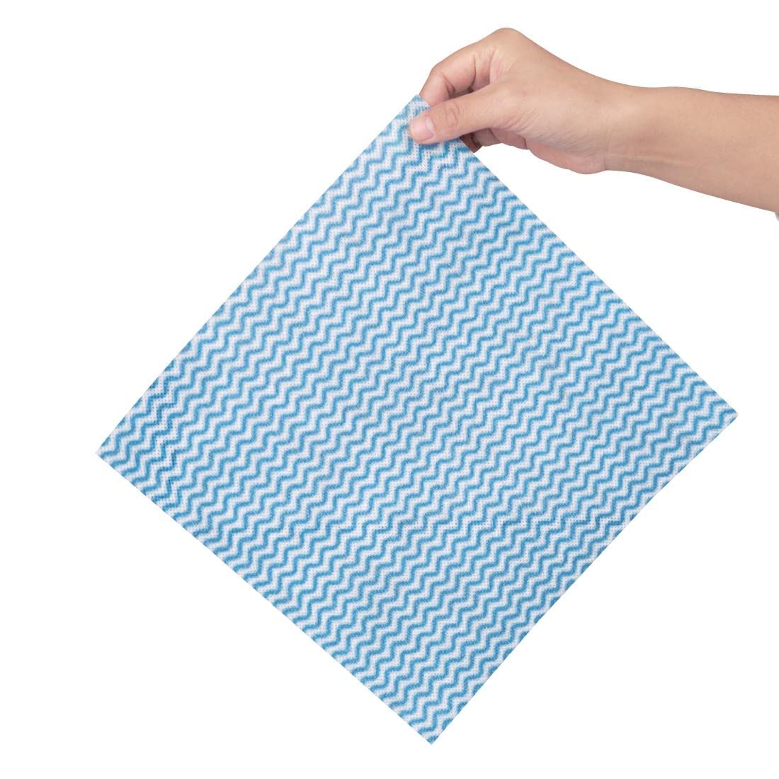 Nisbets Essentials Rouleau de 300 chiffons non tissés Bleu