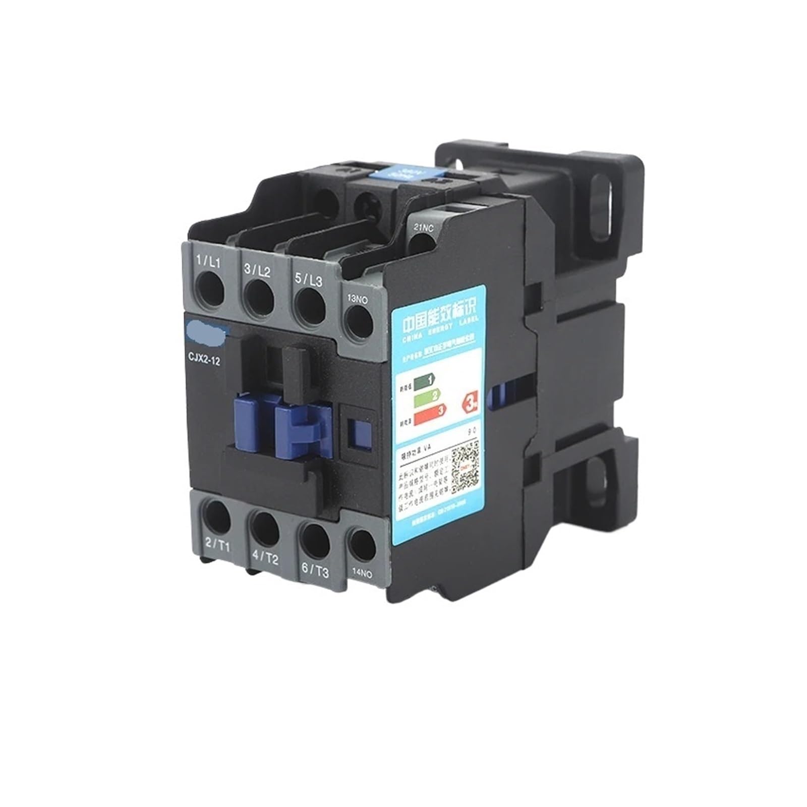 CJX2 1811 trójfazowy stycznik AC 3-biegunowy, 1NO+1NC, napięcie cewki: 380 V, 220, 24, 50/60 Hz (380 V)