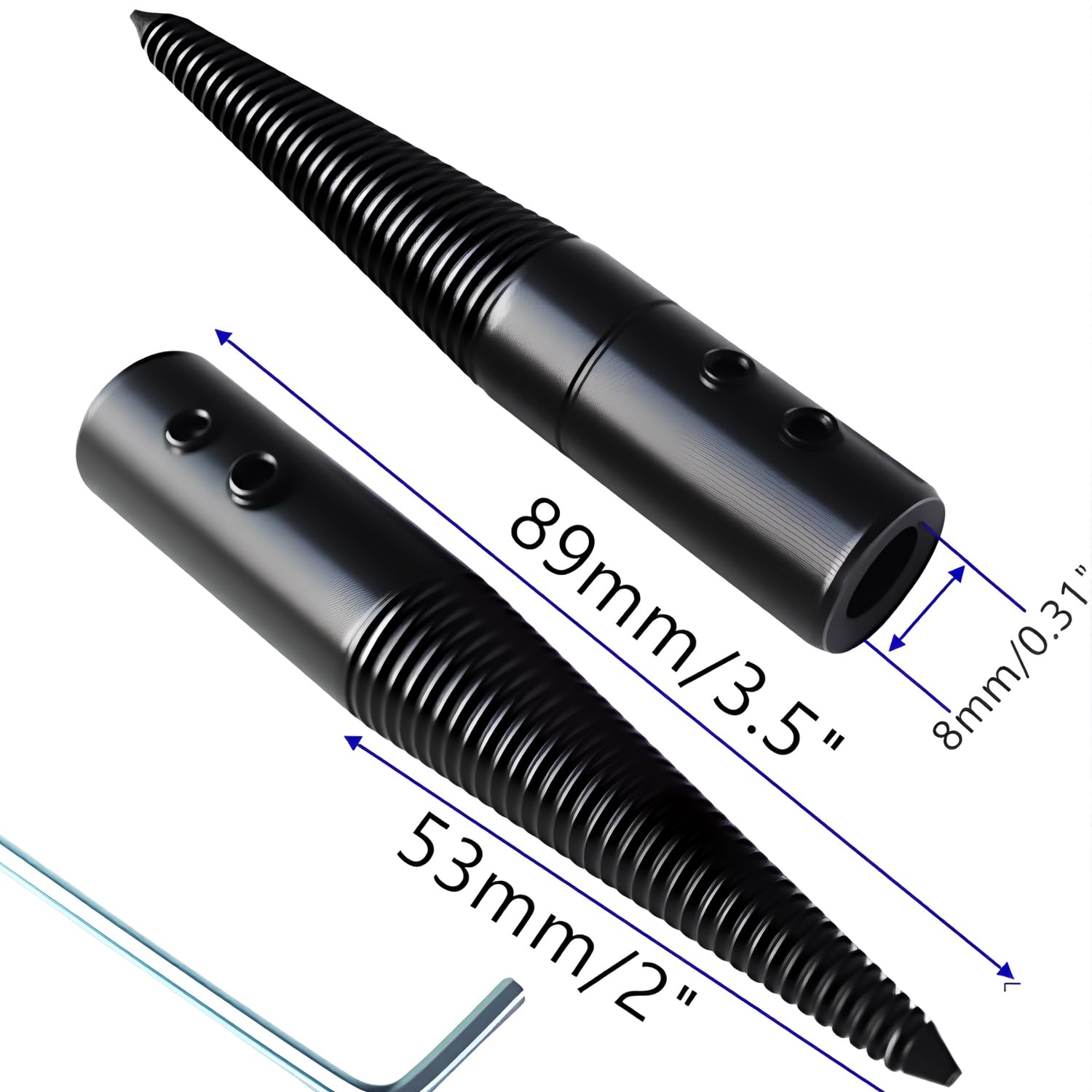 Amazon | Dtackeテーパースピンドル、1/2インチアーバーホール