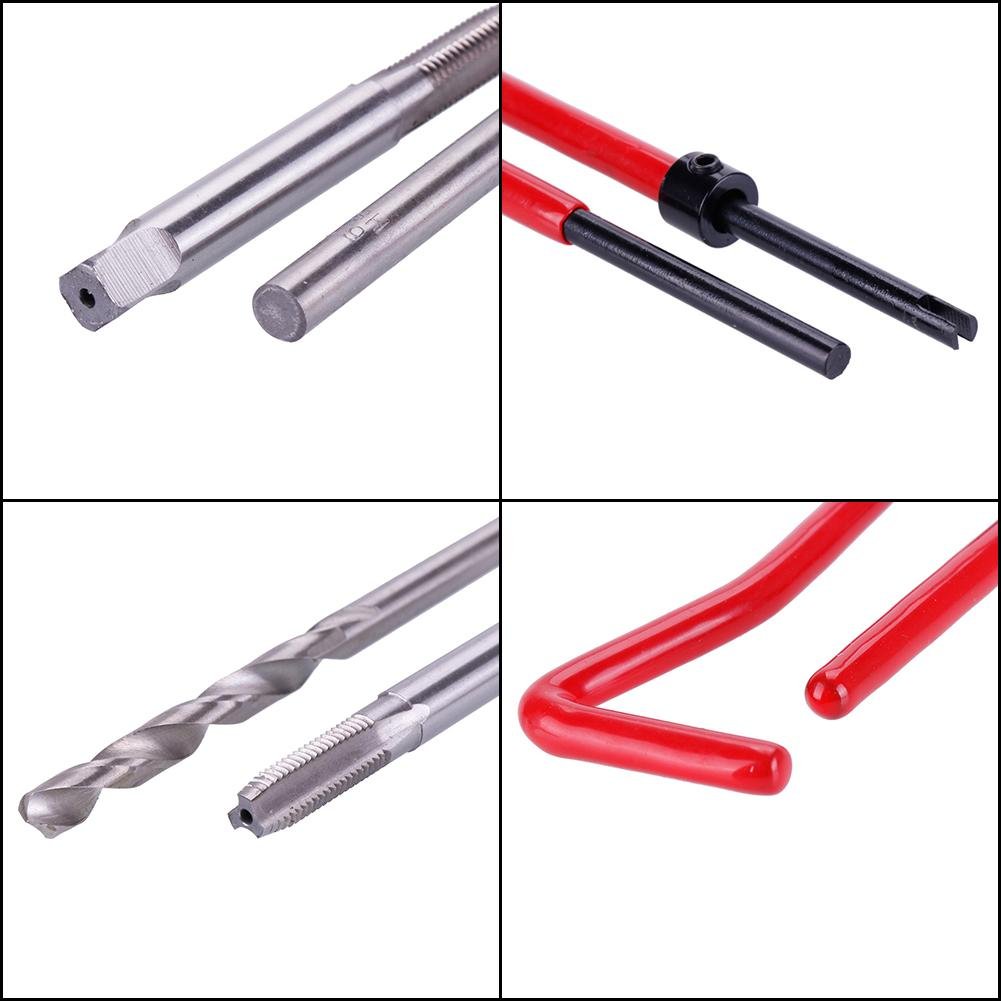 30pz Riparazione Filetti M6 x 1 mm Kit di Riparazione per Automotive