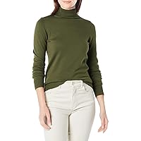 Amazon Essentials Maglione A Collo Alto E Maniche Lunghe Leggero con vestibilità Classica