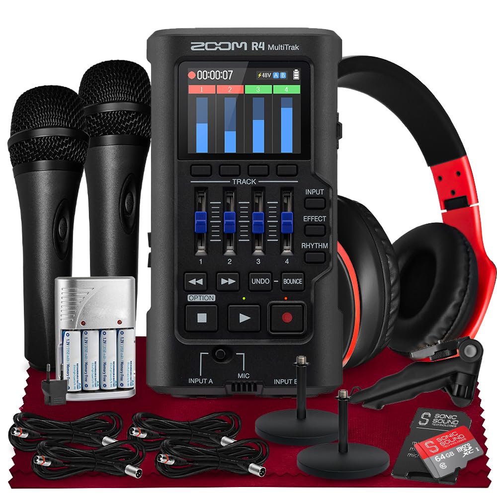 Amazon.com: Zoom R4 Multitrak, 32-Bit Float Recorder, 4-Track