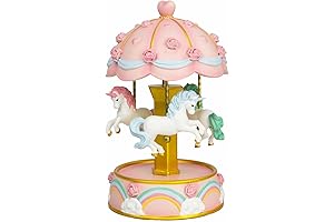 Magical Unicorn Carousel Music Box, a Luminous Journey to Enchant