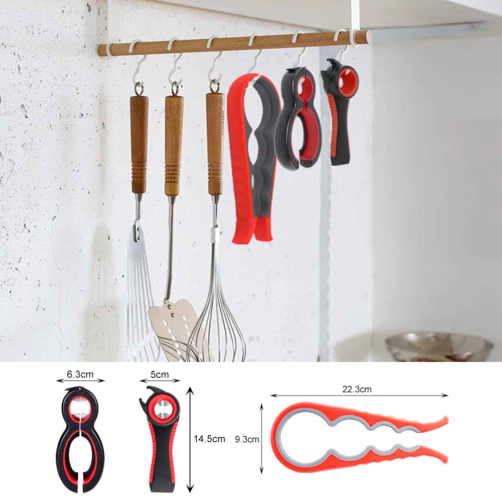 Apriscatole Multifunzione 6 in 1 Manuale Universale per Barattoli di Vetro Cucina Ristorante