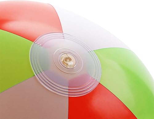 Miniatura 10 de PENTA ANGEL Pelotas de playa de 12 pulgadas, inflables, clásicas, color arcoíris, para verano, piscina, fiesta, juguete acuático, pelota de playa