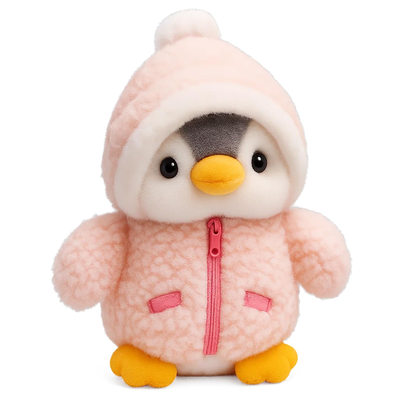 KFSCIP Penguin Teddy, Pink Penguin Plush Toy, Soft and Cuddly Stuffed Animal, 25cm Adorable Companion for Kids and Adults, for Birthday and Special Occasions