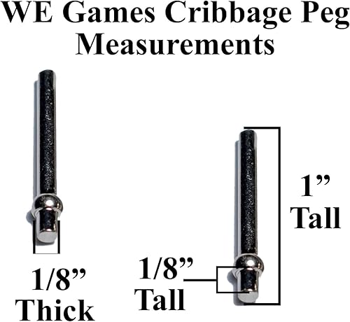 Miniatura 5 de WE Games Juego de tablas clásicas de madera de roble natural macizo, 3 tablas con clavijas de metal, tabla de cuna única para juegos familiares,