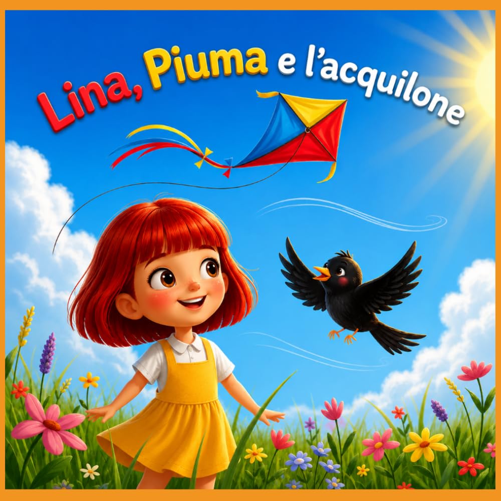 Lina, Piuma e l'acquilone (Lina e Piuma, le avventure di una bambina e del suo merlo)