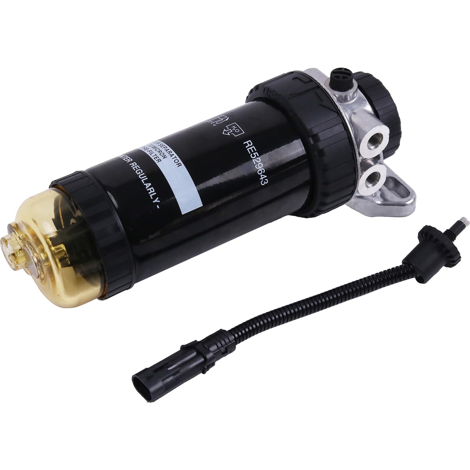 Amazon.com: WQSING Fuel Filter Water Separator RE529641 RE541922  