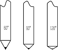 Vista 3 de Herramienta de grabado de arrastre con punta de diamante de 120 grados