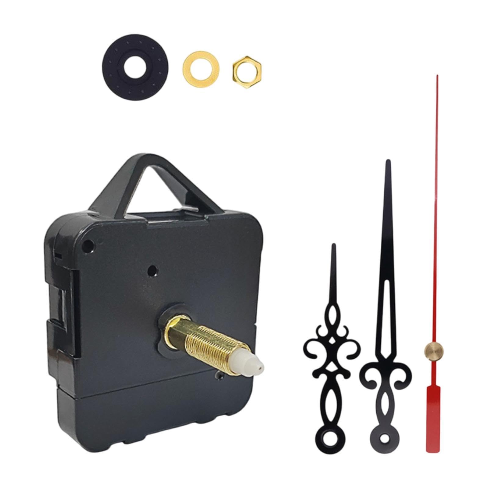 Clock Mechanism Kit Shaft Accessory Parts for Living Room Mantel Home Black-image-12