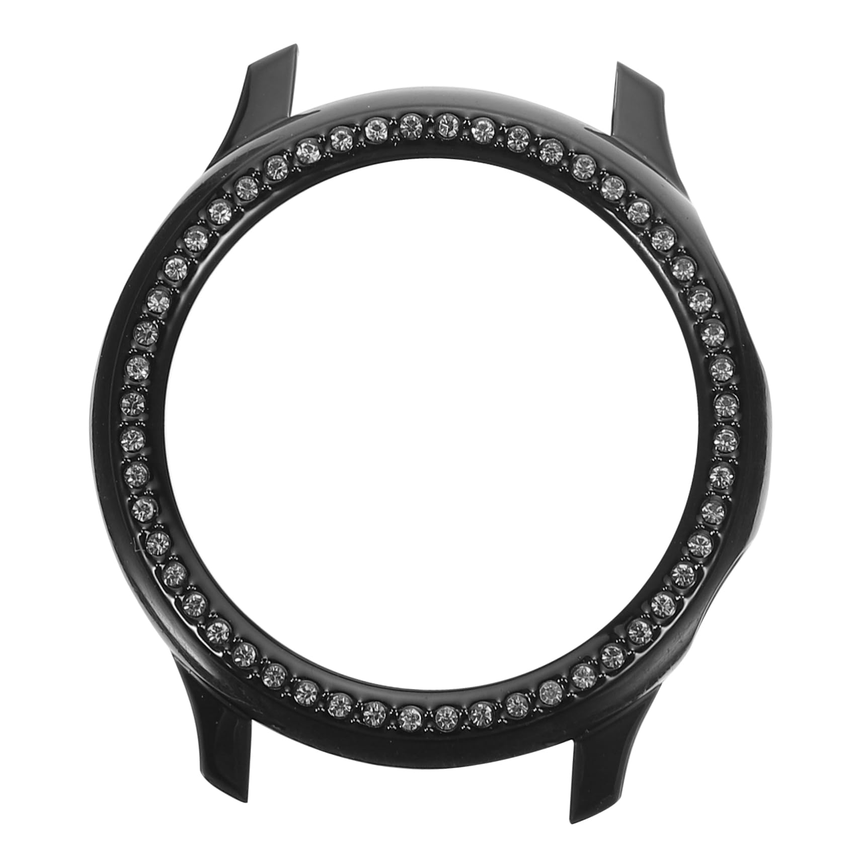 Angoily Smartwatch Accessory Sturdy Diamond Watch Cover Anti-Fall Anti-Collision User-Friendly Black