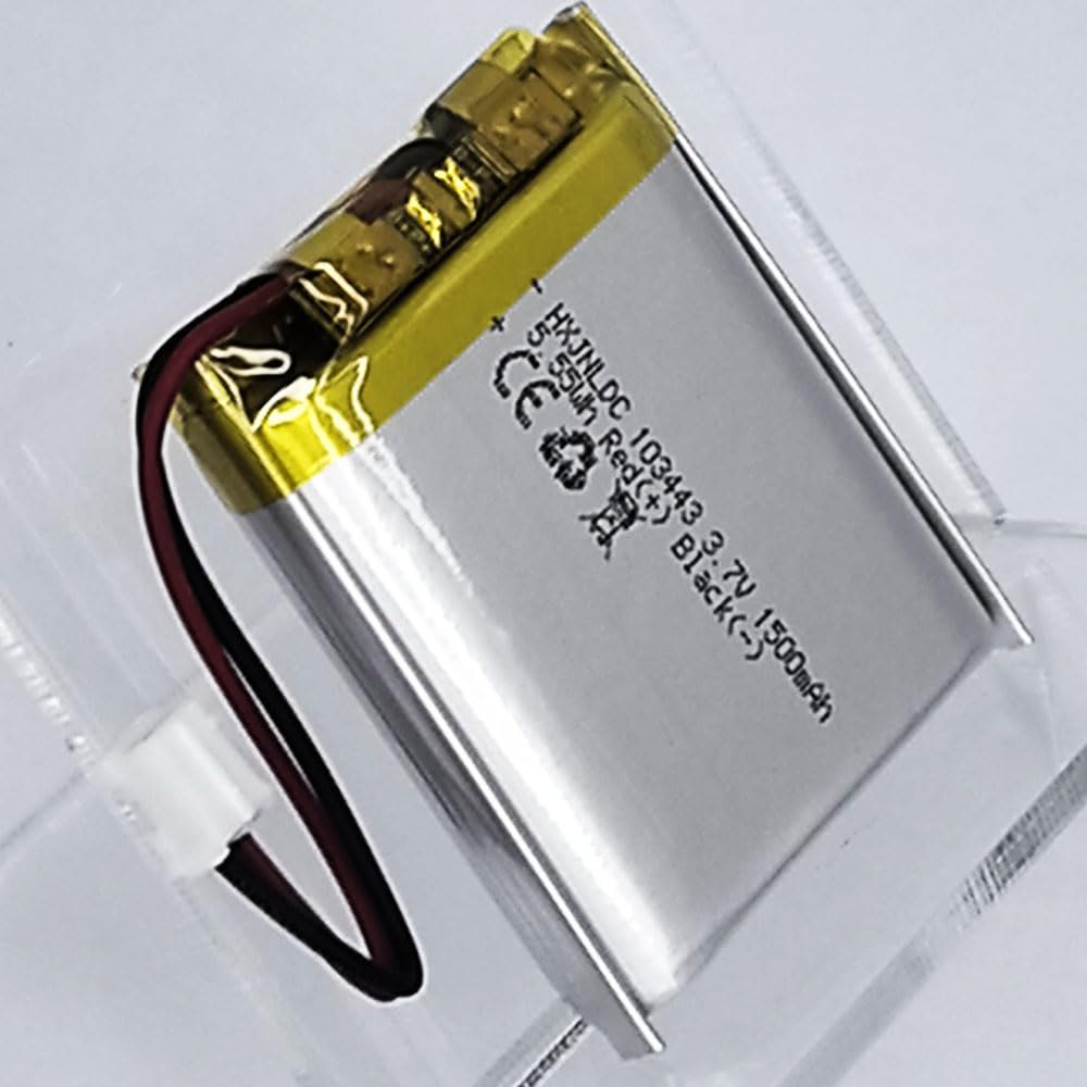 Amazon.com: HXJNLDC DC 3.7V 1500mAh 103443 Rechargeable Polymer