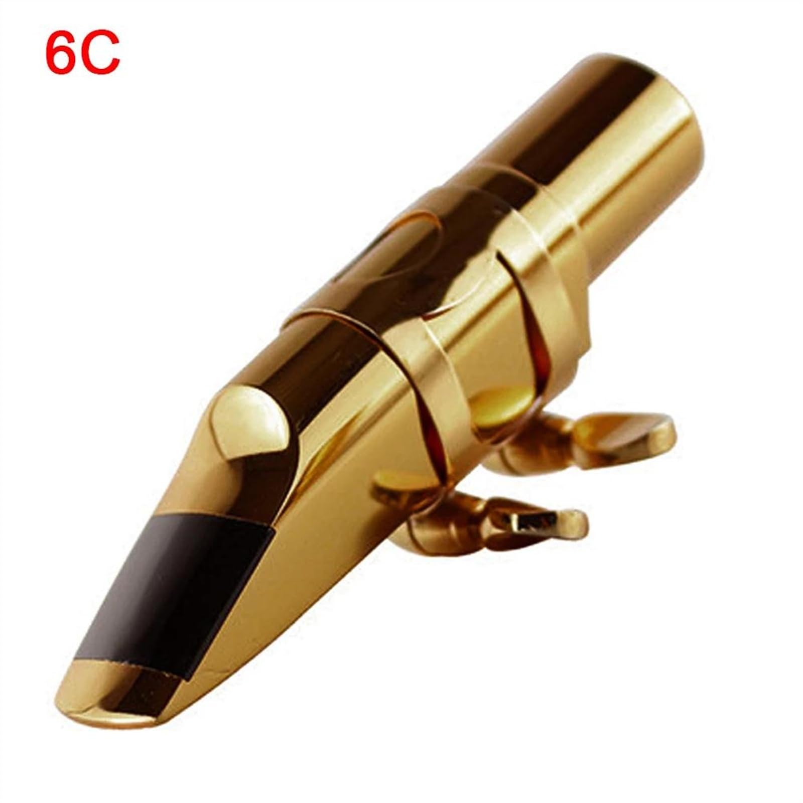 Części do Saksofonu Instrumentów Saksofon Metalowy Ustnik 5C/6C/7C/8C Z Nasadką Saksofon Altowy Akcesoria Do Instrumentów Muzycznych (Color : 6C)