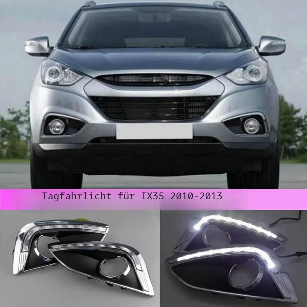 1 Paar Tagfahrlicht mit Nebelscheinwerfer Loch Licht Signallampe für IX35 2010-2013