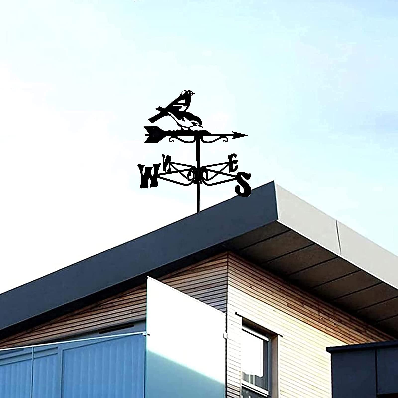 Veleta Del Techo - Veleta Del Parque Eólico, Veleta De la Dirección Del Viento Al Aire Libre, Fácil De Instalar Herramientas De Medición Profesionales/Gorrión
