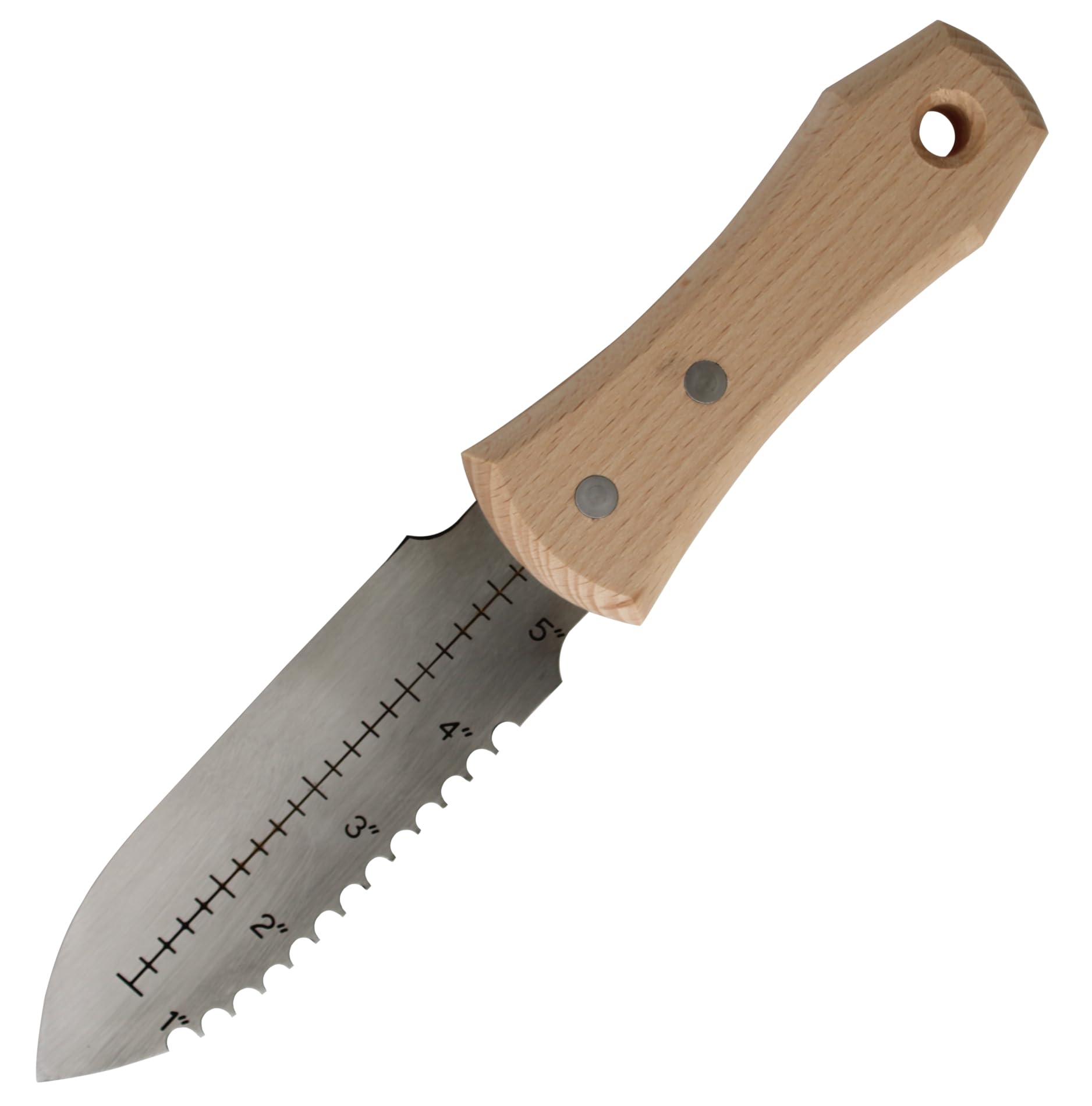 Tenartis Coltello da Scavo Hori Hori in Acciaio Inox, Piccolo - Kenkatabami Made in Japan